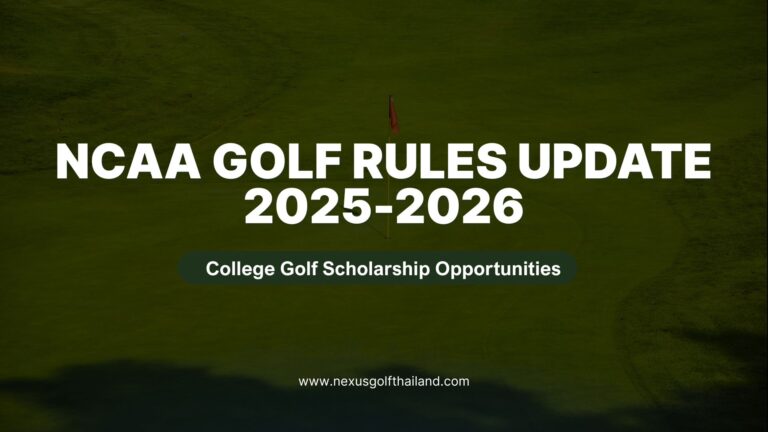 NCAA Golf Rules Update 2025-2026